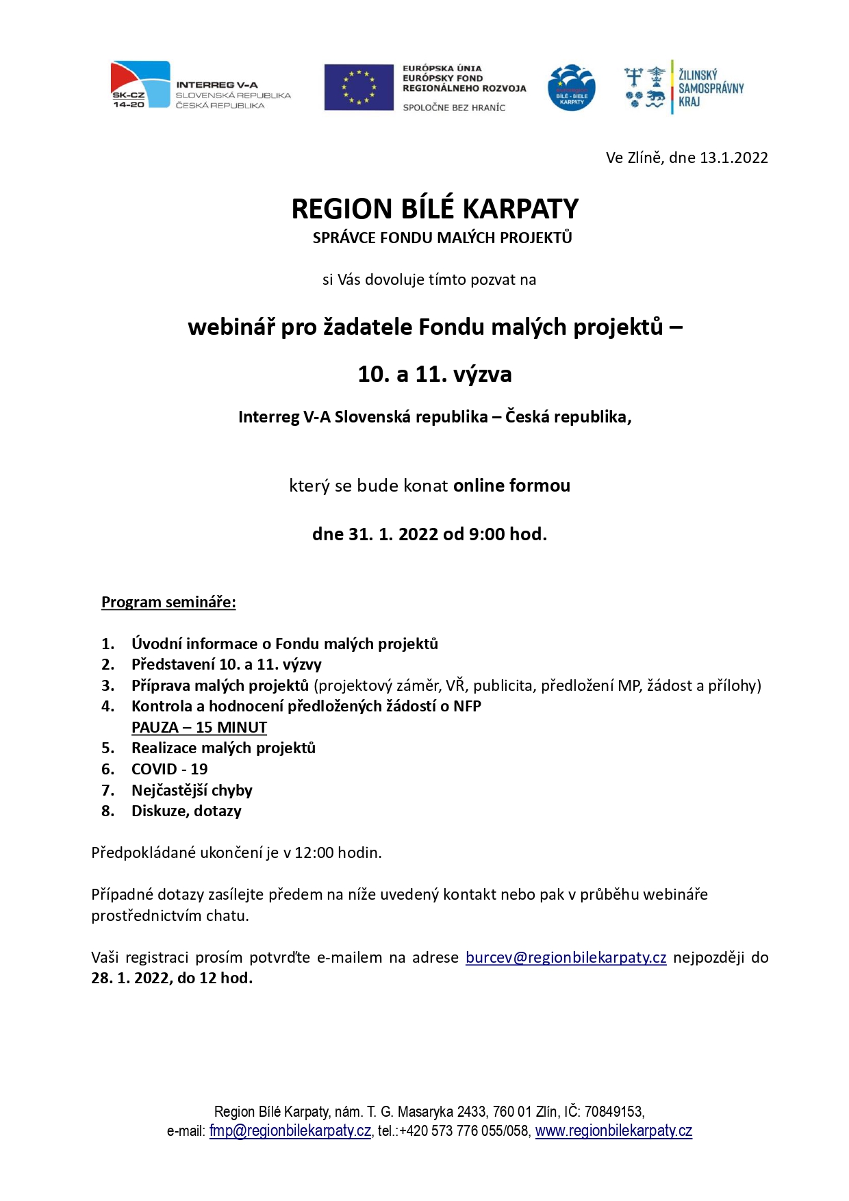 webinář